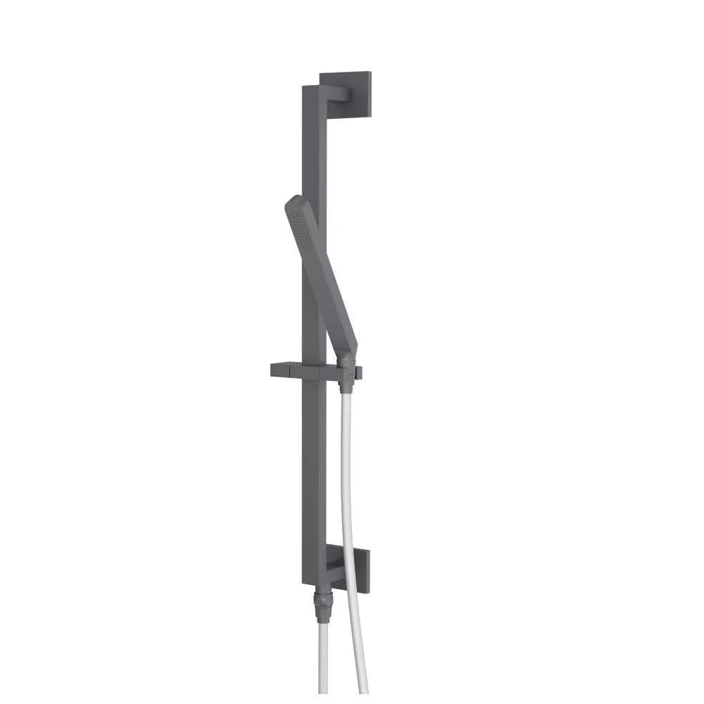 Rock Grey Hand Shower Set with Slide Bar, Integrated Elbow & Hose material