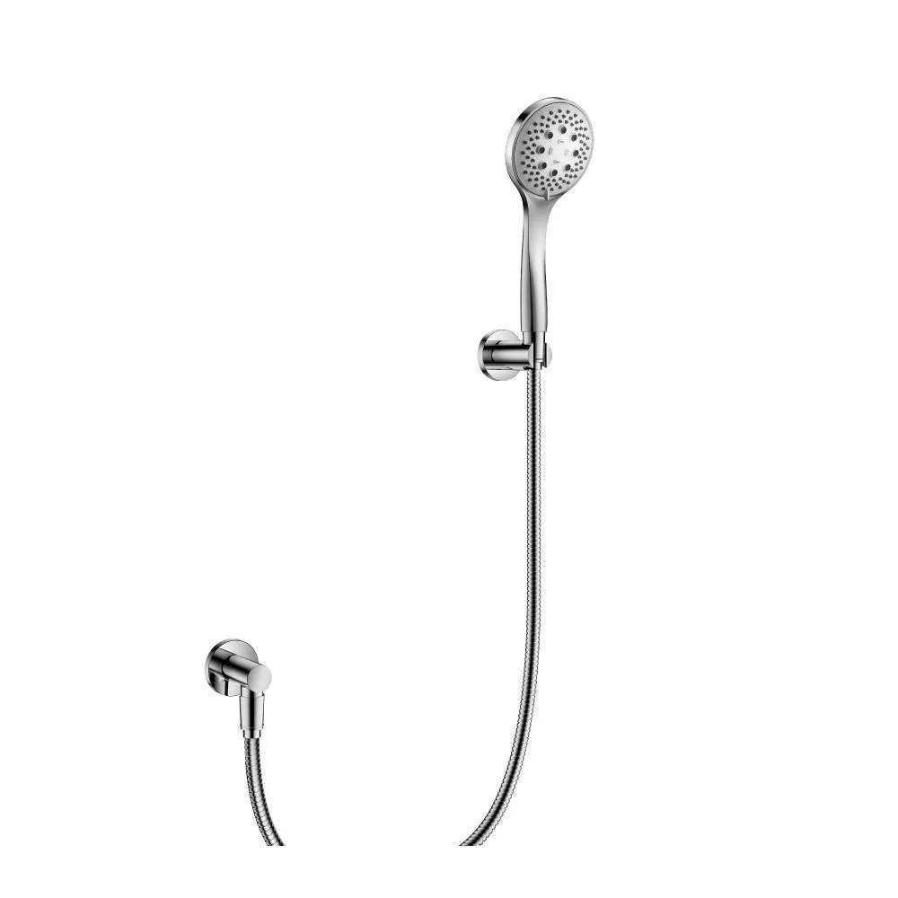 Chrome Hand Shower Set with Holder and Elbow material