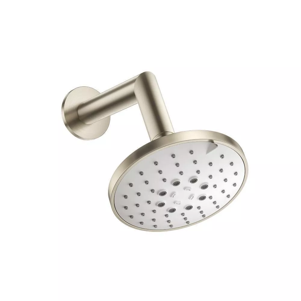 Brushed Nickel PVD 5" Multi Function Showerhead with 7" Arm material
