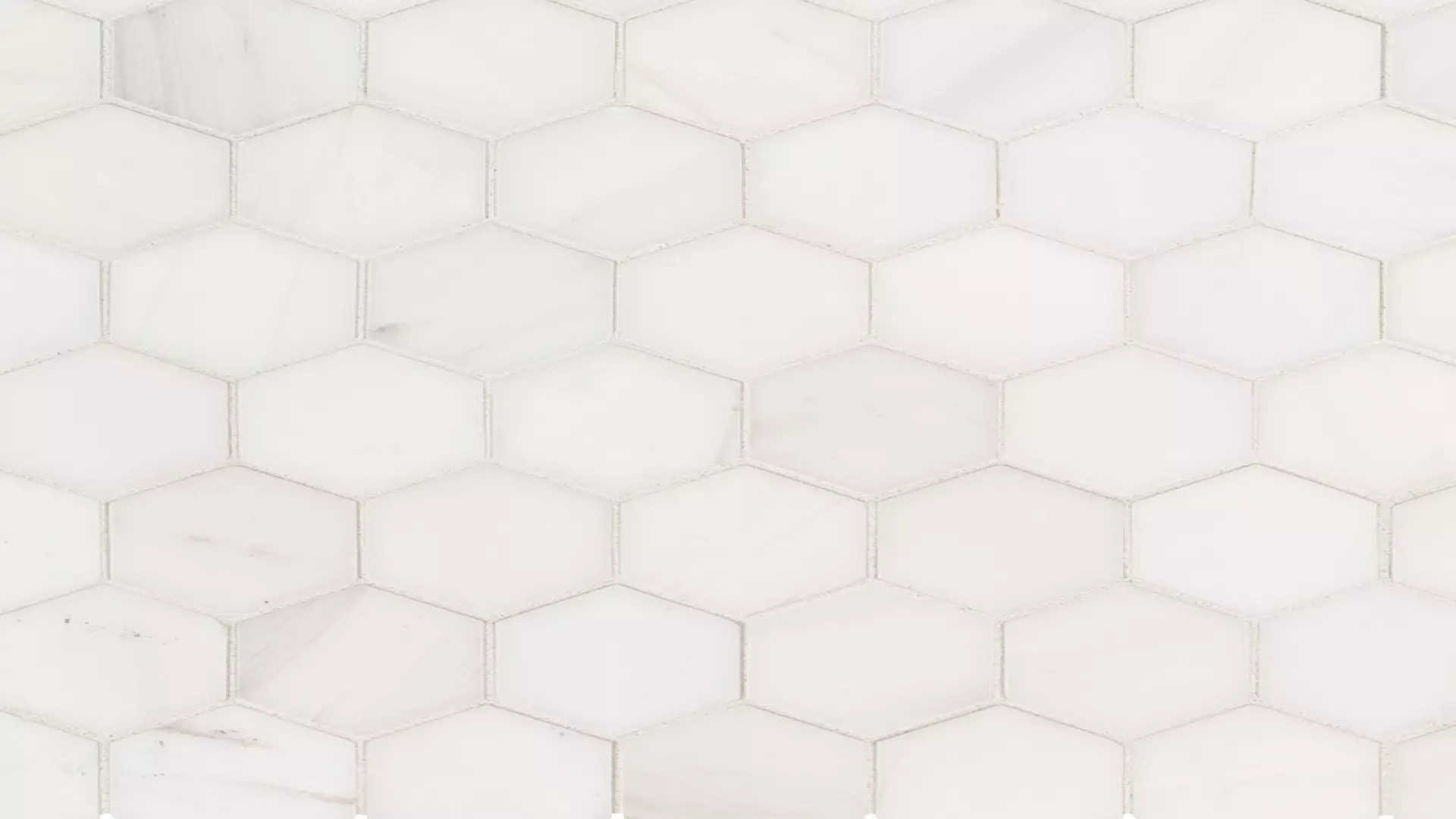 Bianco Dolomite 2" Hexagon Polished material