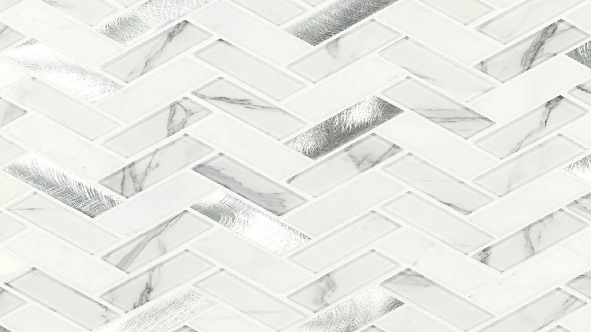 Bytle Bianco Herringbone 6 mm material