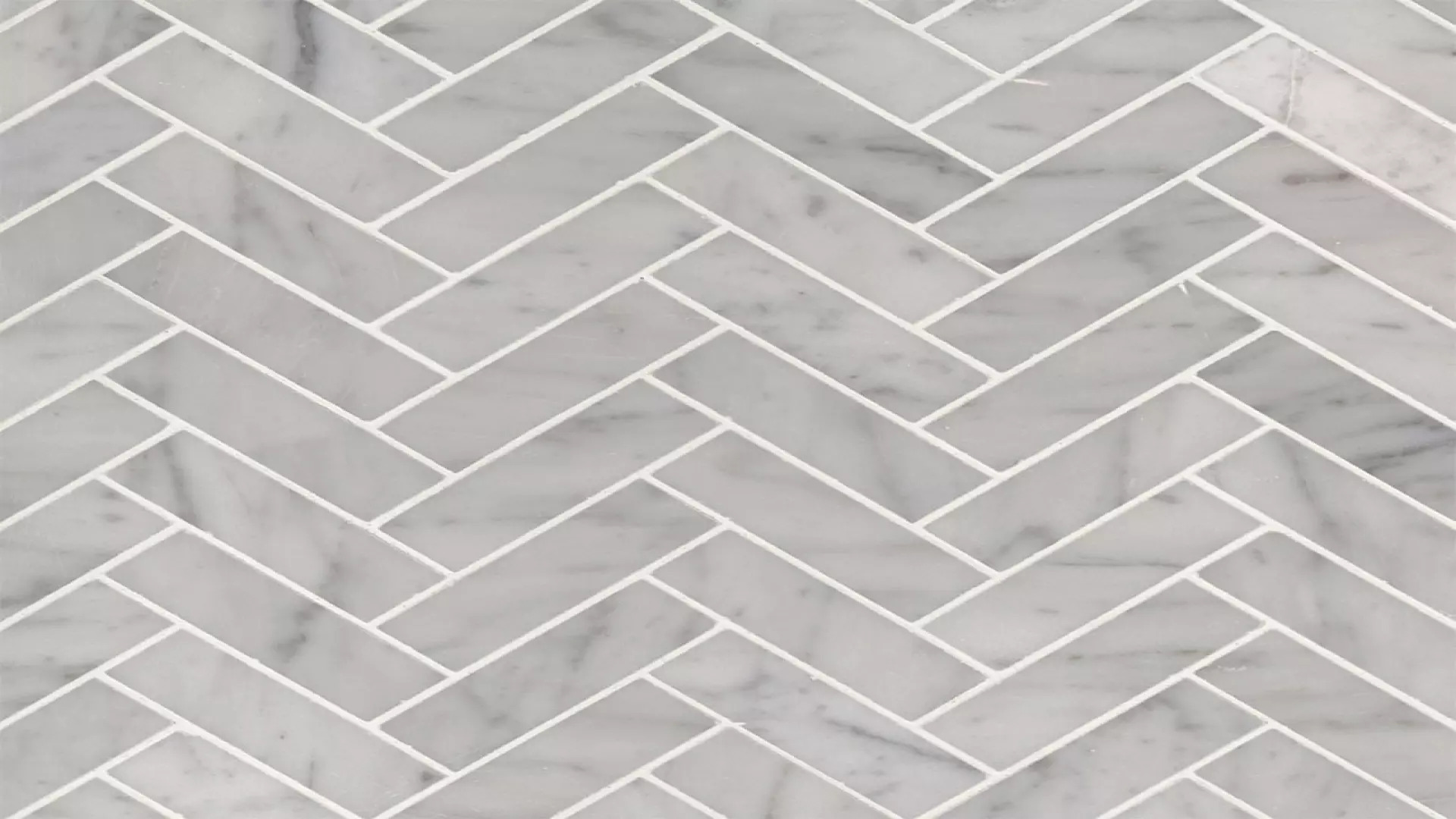 Carrara White 1X3 Herringbone Polished material