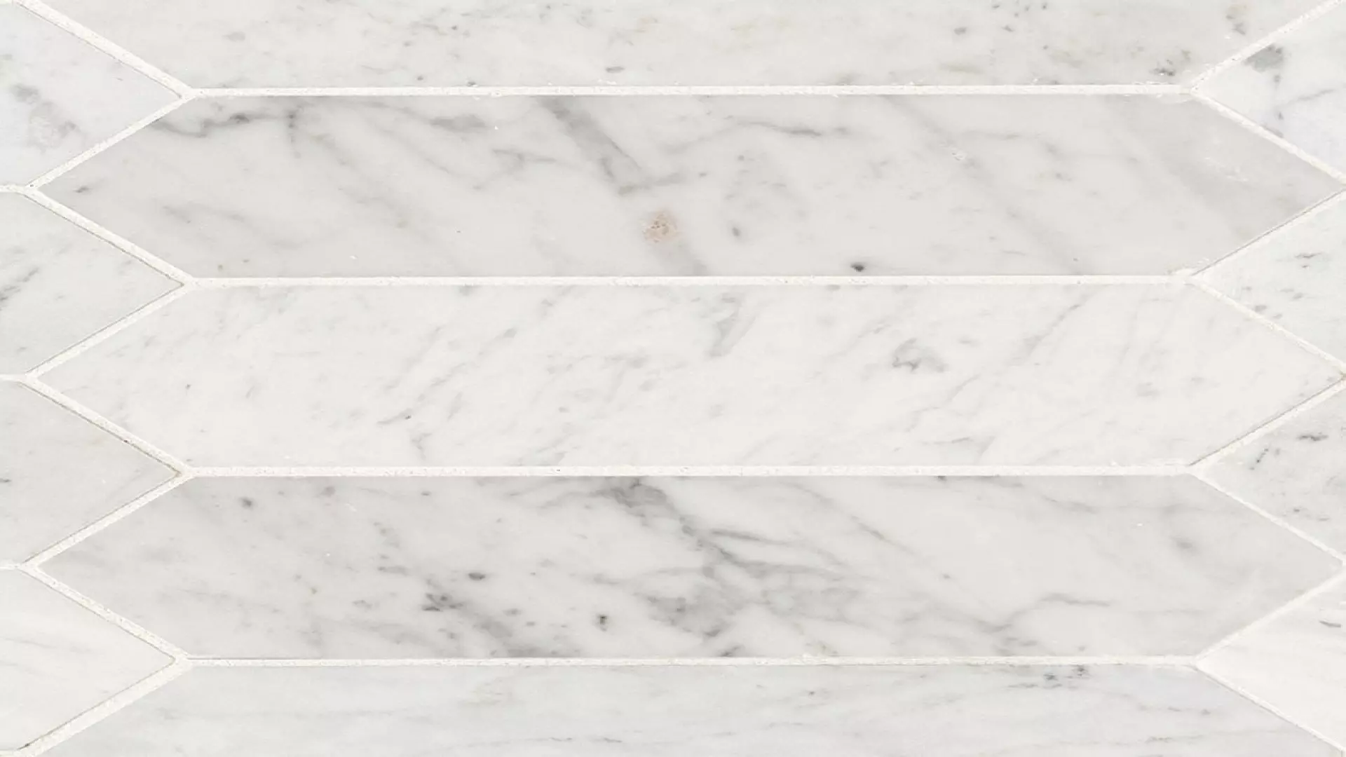 Carrara White 3X12 Picket Honed material