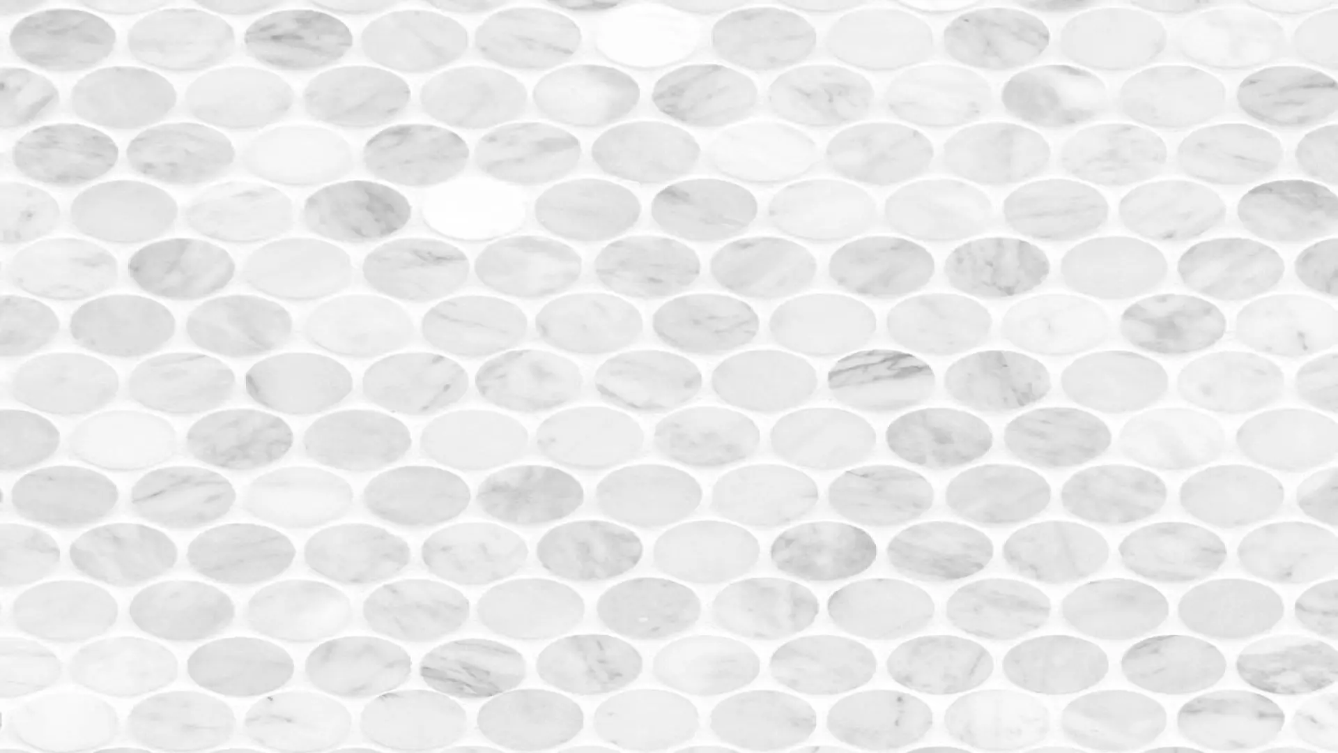 Carrara White Round Pattern Honed material
