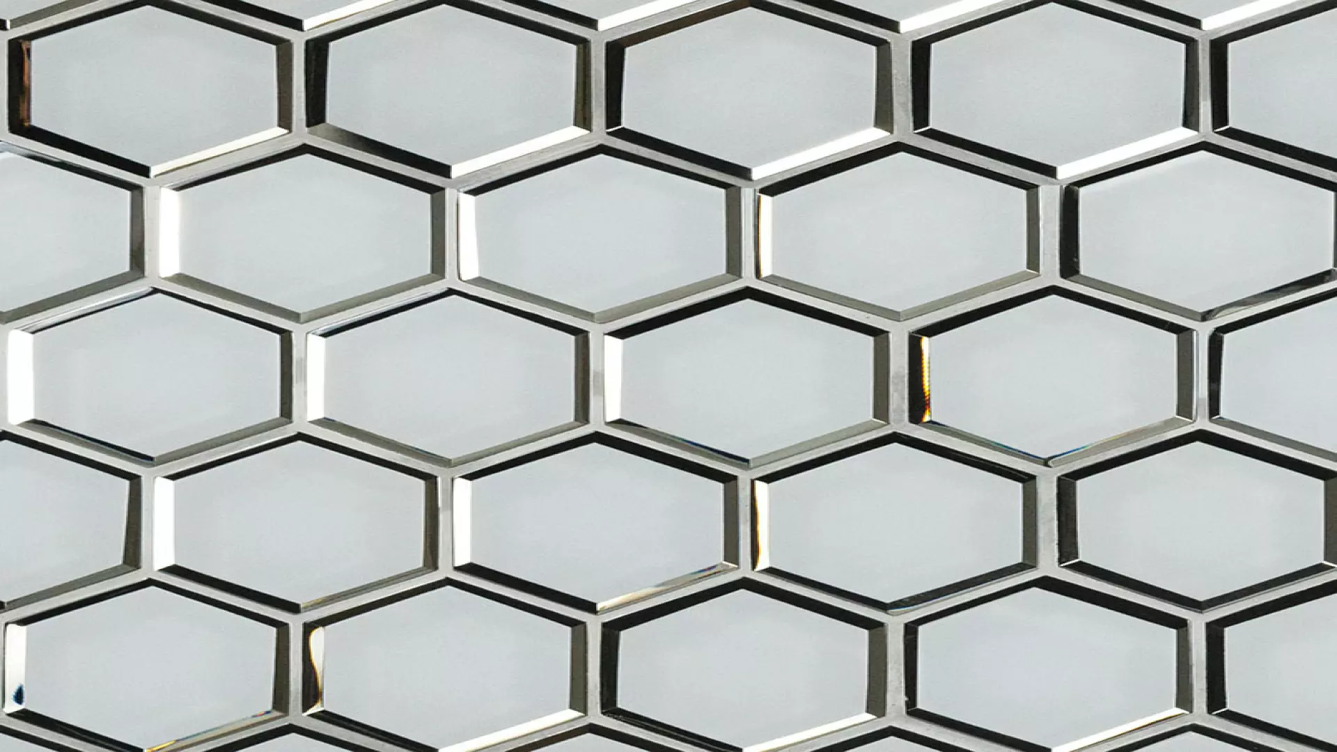 Ice Beveled 3" Hexagon material