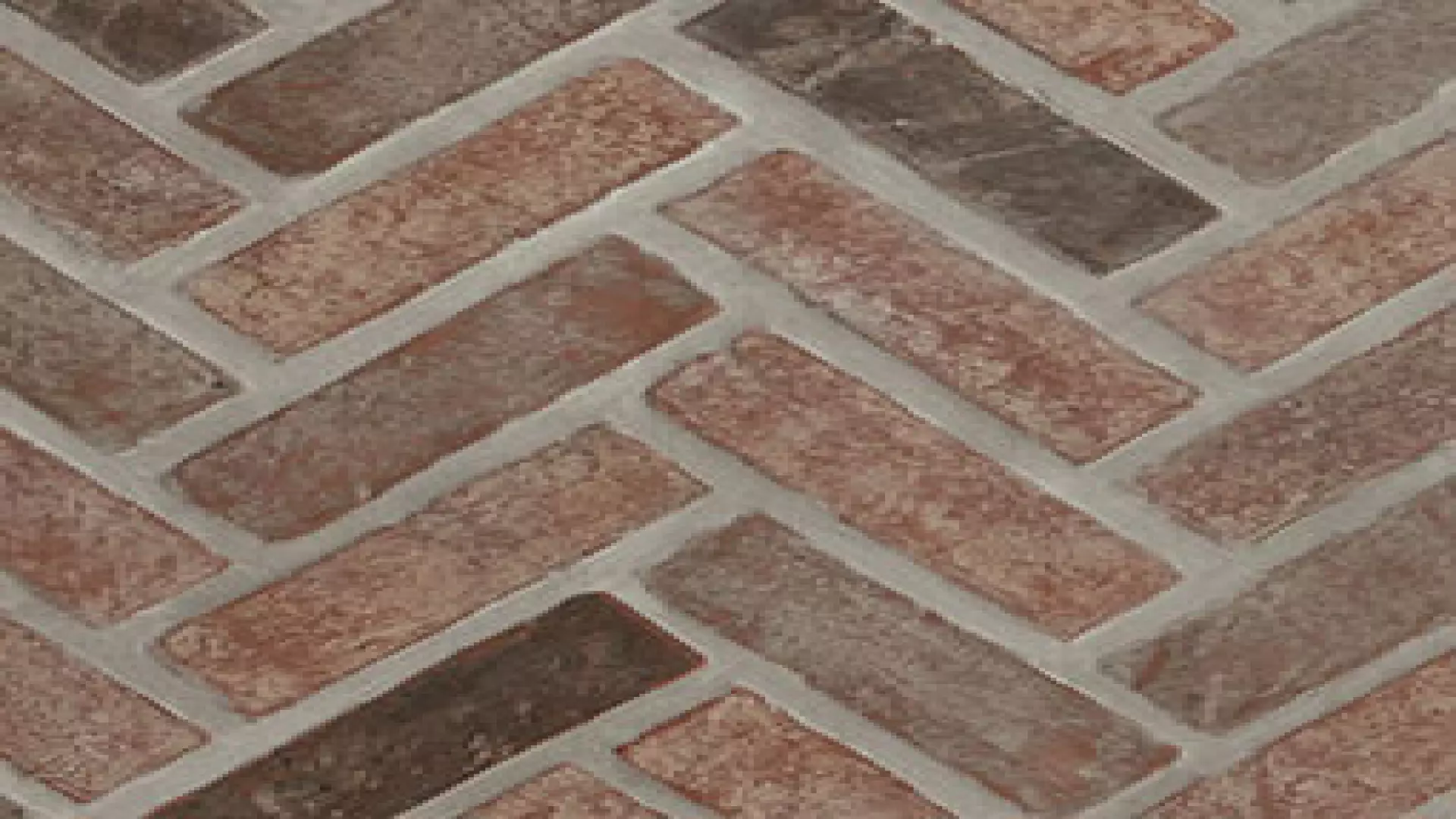 Noble Red Claybrick Herringbone 2.25X7.5 material