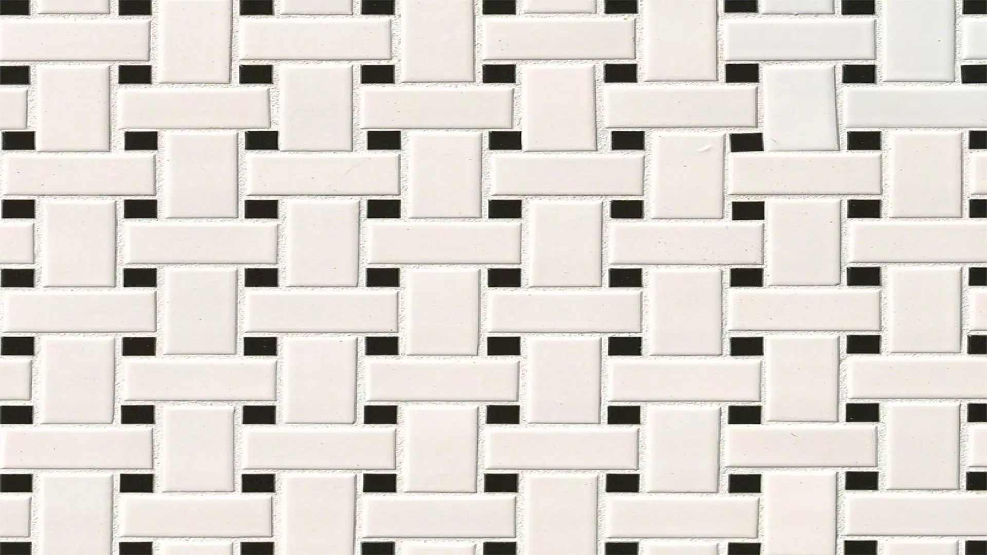 White And Black Matte Basketweave 6 mm material