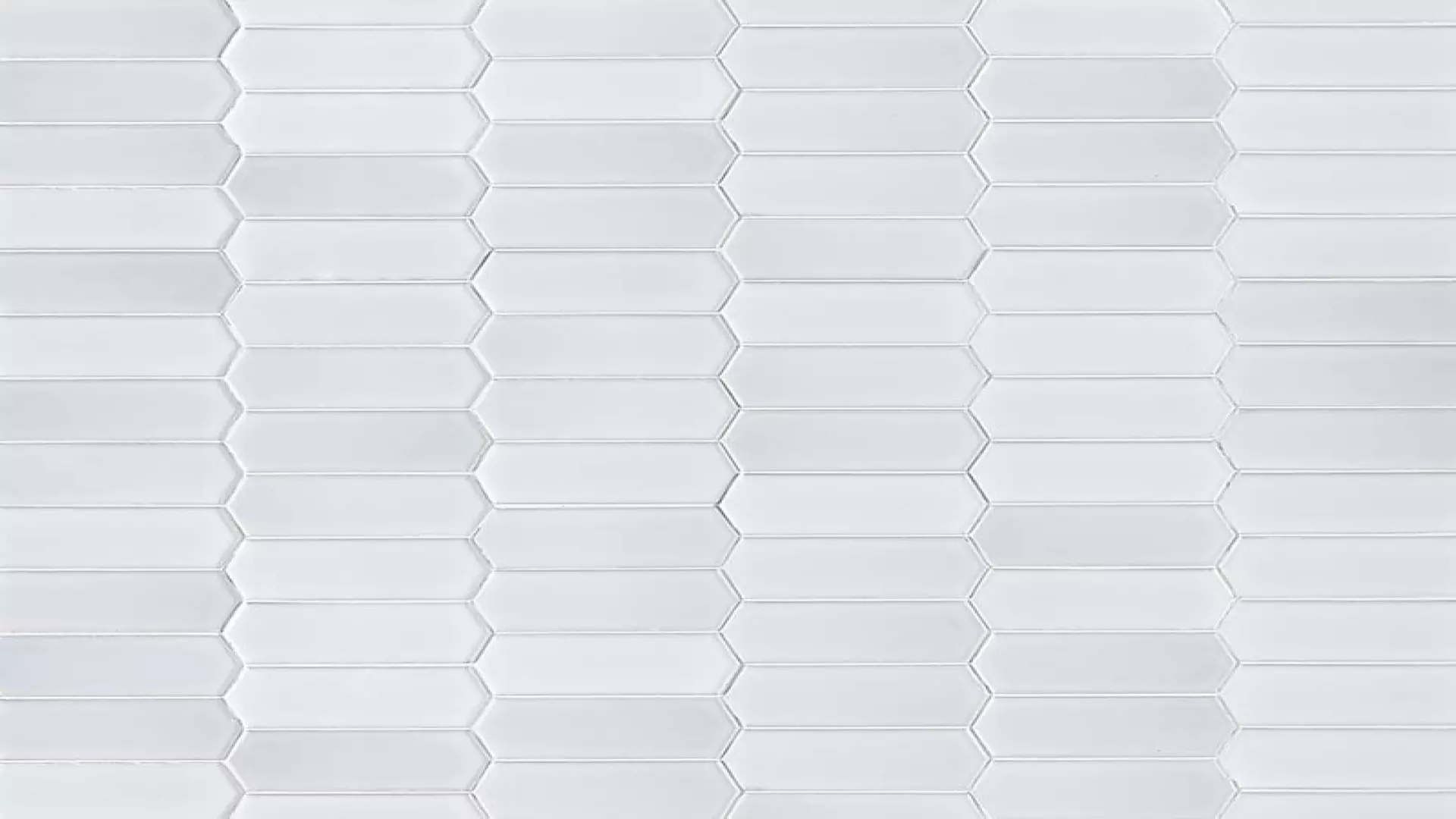 White Glossy Picket 8 mm material