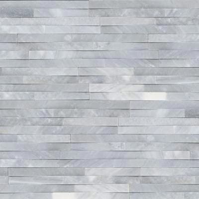 Rockmount Cosmic Gray 3D Wave Ledger Panel 6"x24" Honed Marble Wall Tile material