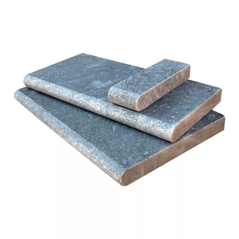 Tuscany Atlantic Blue Coping Sandblasted /Brushed 12X24X2" material
