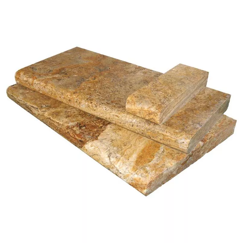 Tuscany Scabas Coping 12X24X3 cm Honed & Unfilled material