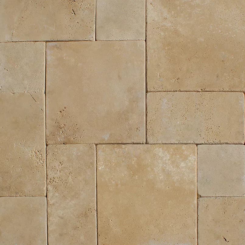 Durango Cream 10 Kits Tumbled 3 cm Pavers material