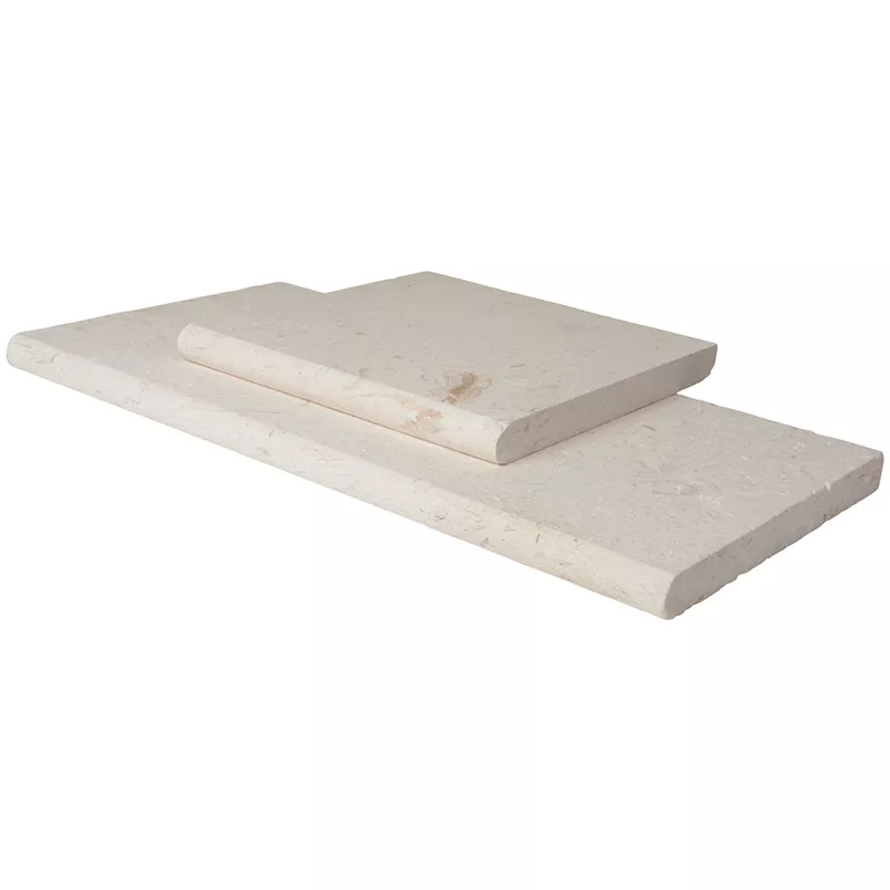 Mayra White Coping 12X24X3 cm Tumbled material
