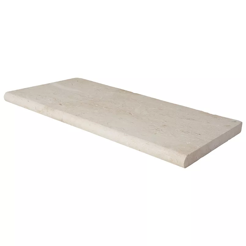 Mayra White Pool Copings 12X24X5cm Tumbled material
