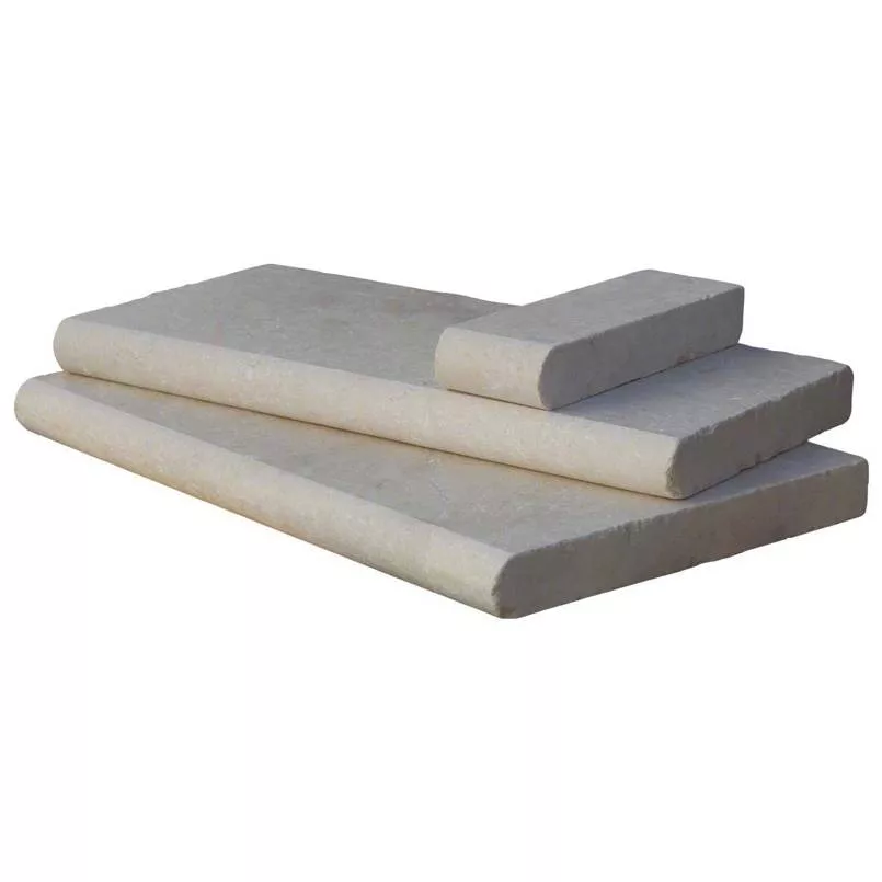 Tuscany Aegean Pearl coping Sandblasted /Brs16X24X2" material