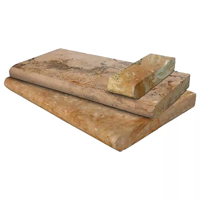 Tuscany Beige Cop 12X24X3 cm Brushed-Eased Edges material