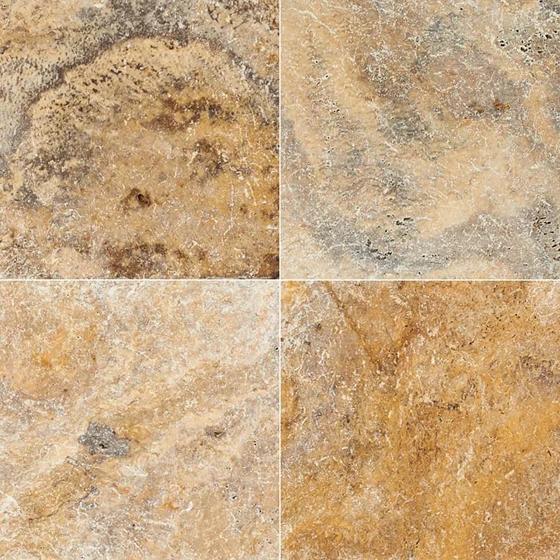 Tuscany Scabas 8X8X3 cm Tumbled Pavers material