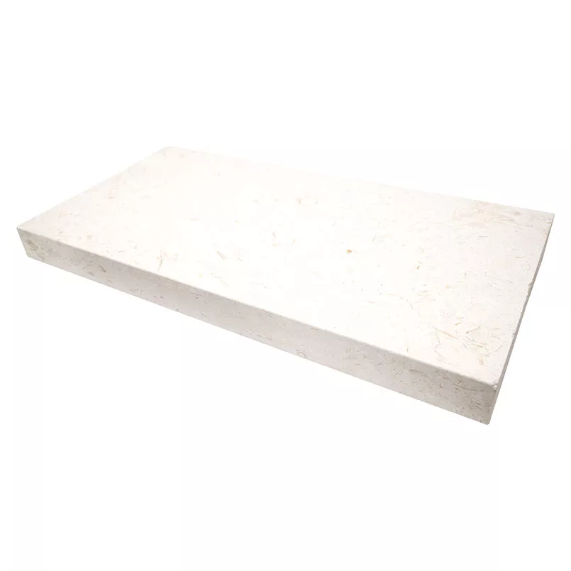 Mayra White 12X24X2" Honed - Eased Edges material
