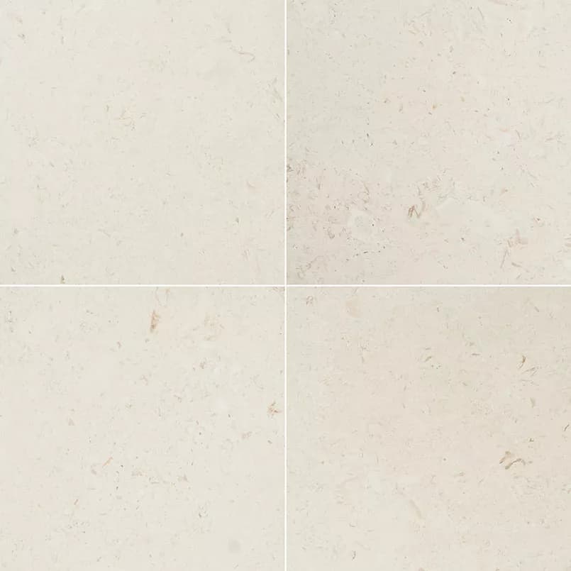 Mayra White 24X24X3 cm Tumbled Pavers material