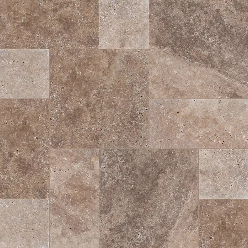 Tuscany Walnut 8X16X3 cm Tumbled Pavers material