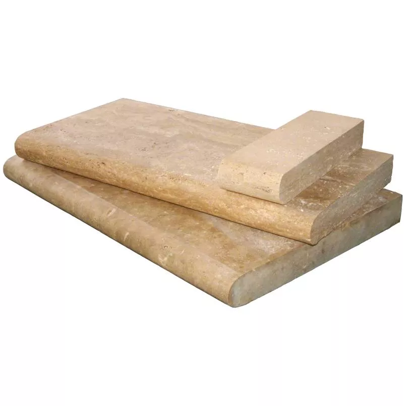 Tuscany Walnut Coping 12X24X2" Brushed material