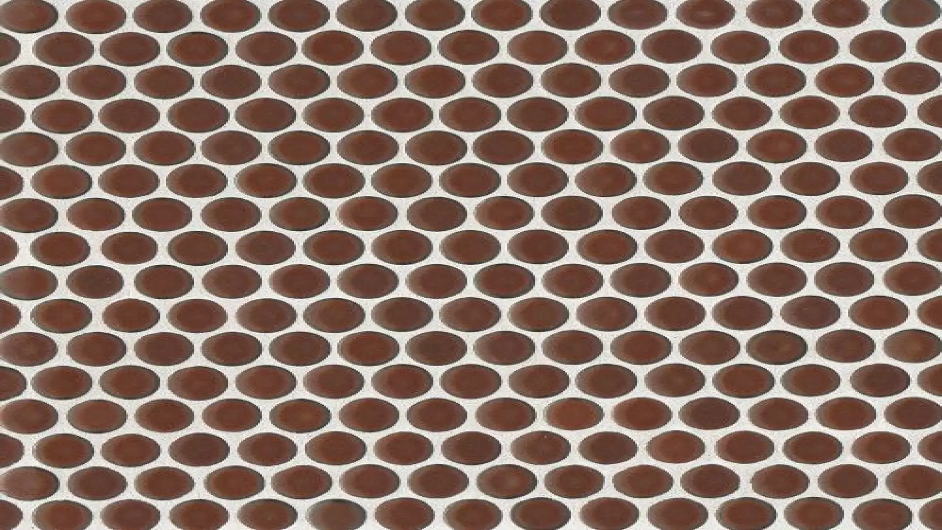 360 3/4" X 3/4" Penny Round Glossy Mosaic In Cardinal material