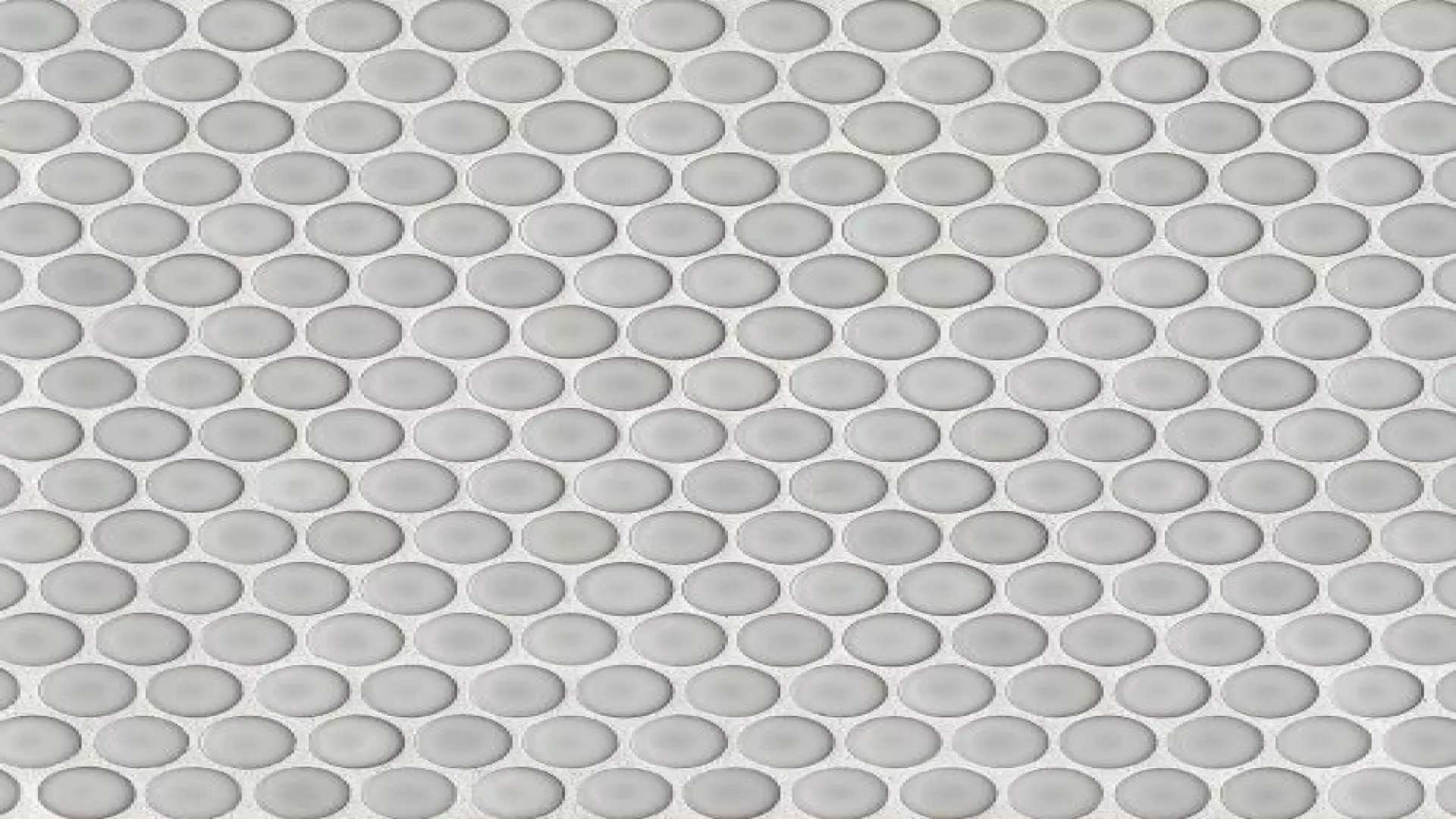 360 3/4" X 3/4" Penny Round Glossy Mosaic Tile In Dove Grey material