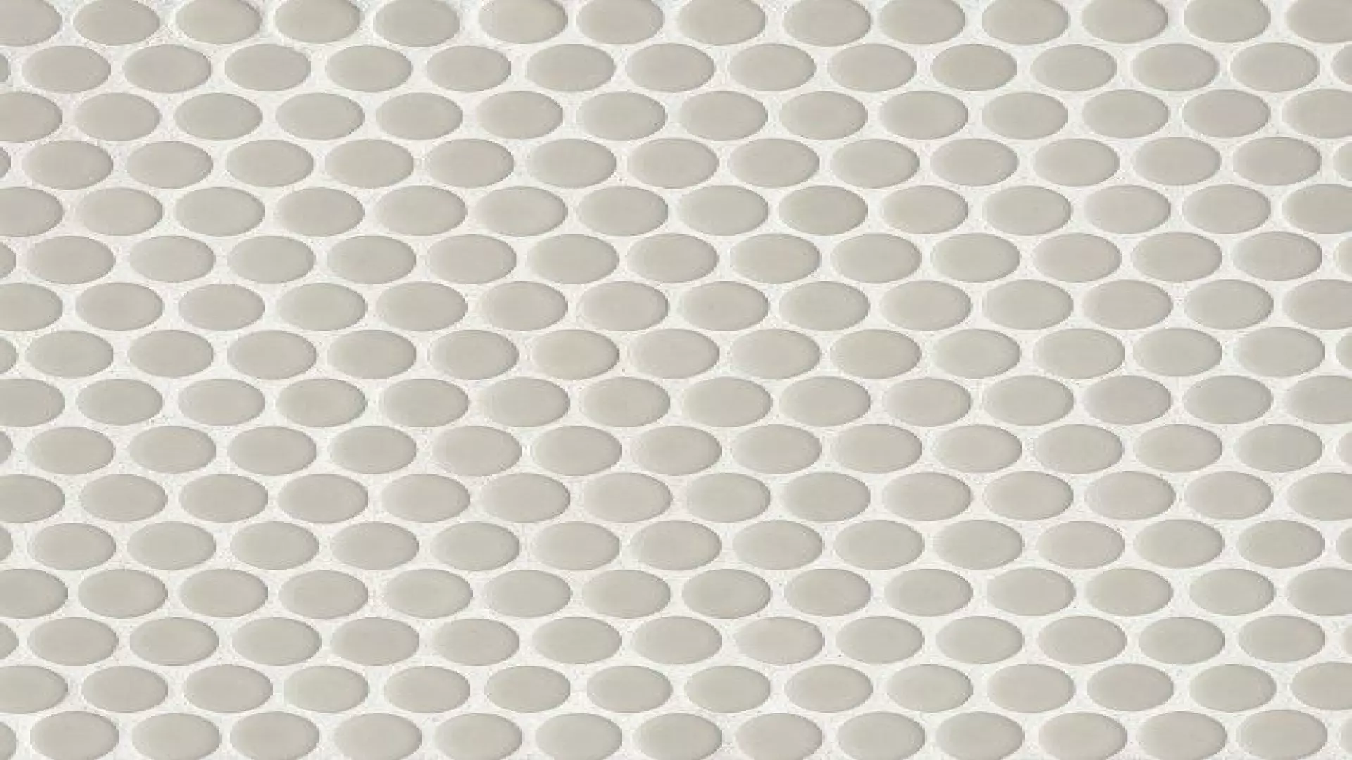 360 3/4" X 3/4" Penny Round Glossy Mosaic Tile In Off White material