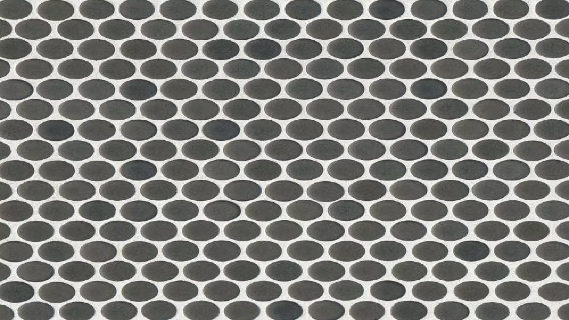 360 3/4" X 3/4" Penny Round Matte Mosaic Tile In Iron material