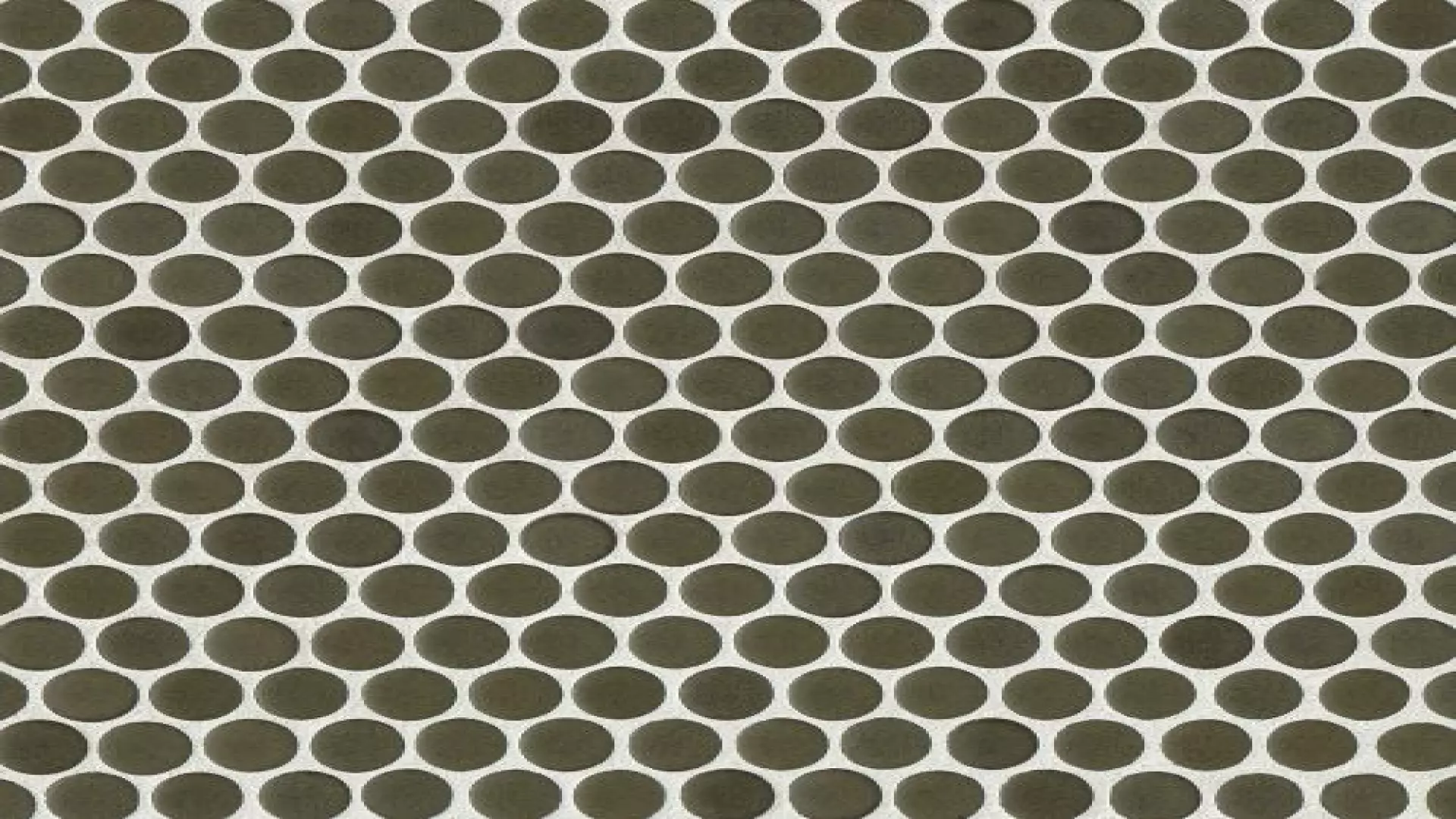 360 3/4" X 3/4" Penny Round Matte Mosaic Tile In Shale material