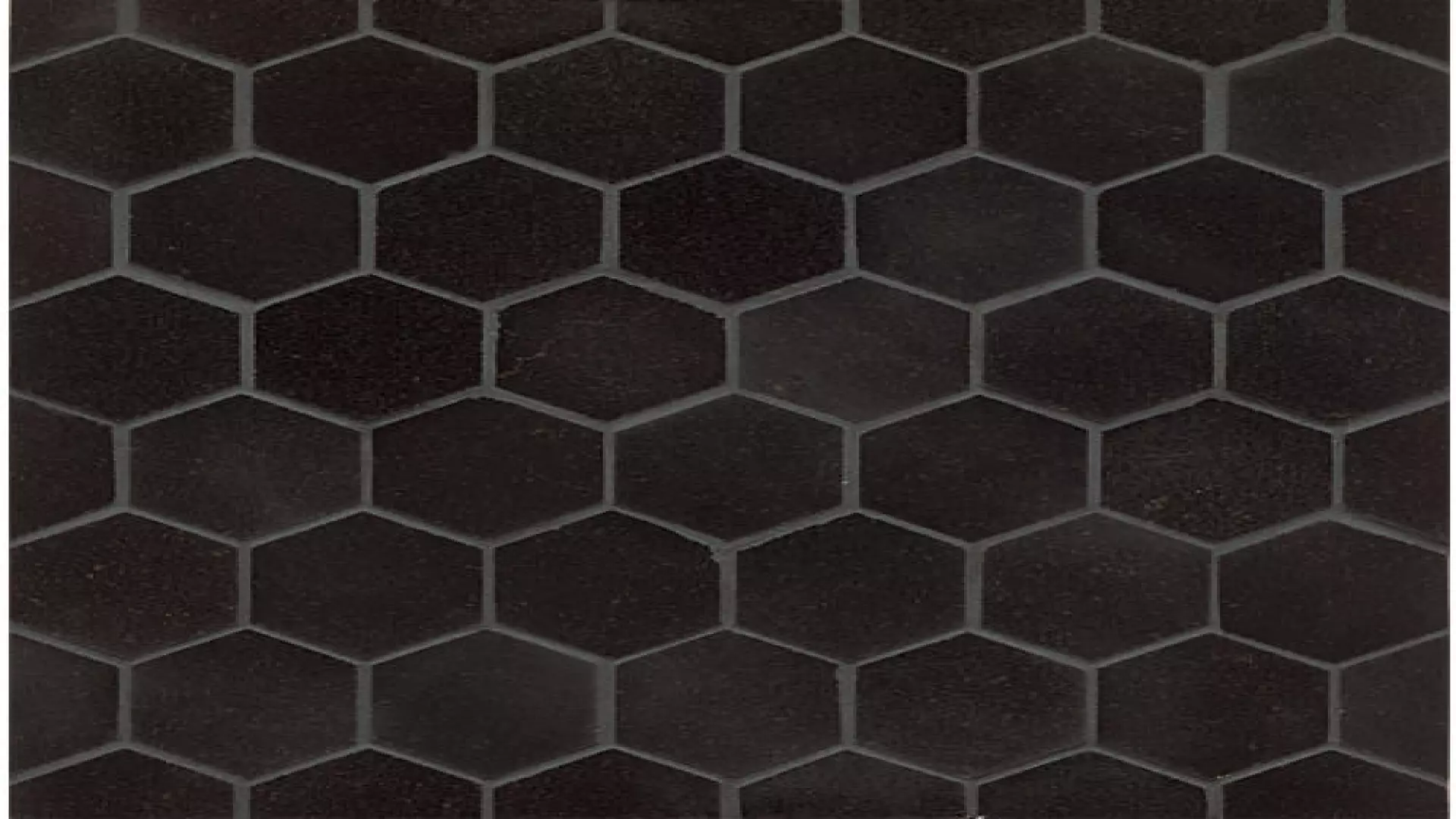 Absolute Black 2" Hexagon Polished Granite Mosaic Tile material