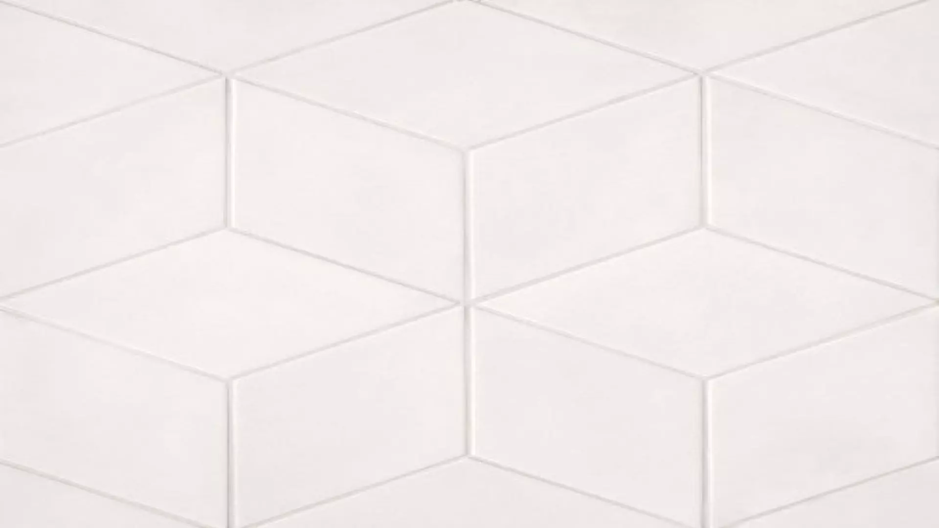 Allora 7.5" X 12.75" Rhomboid Matte Porcelain Tile In Solid White material