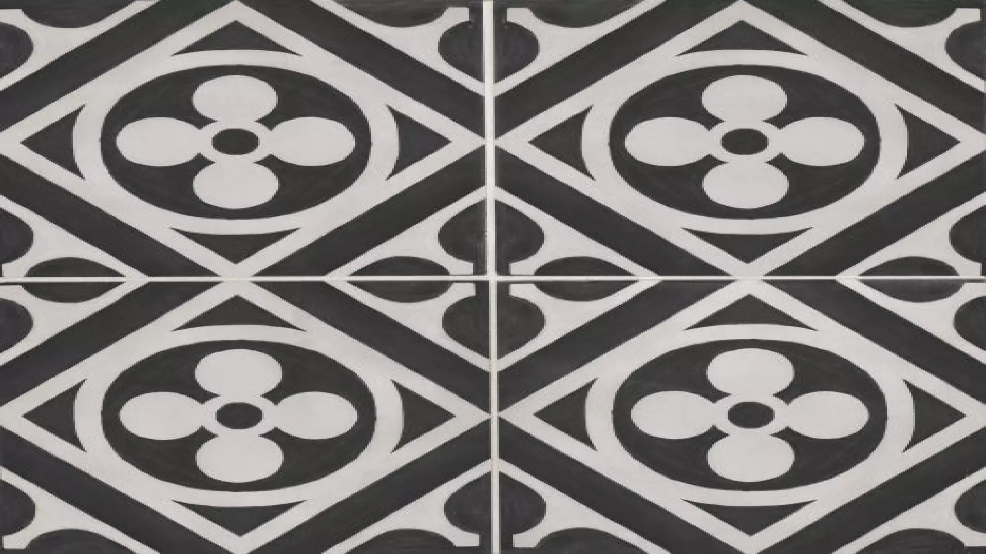 Chateau 12" X 12" Decorative Tile In Midnight Canvas material
