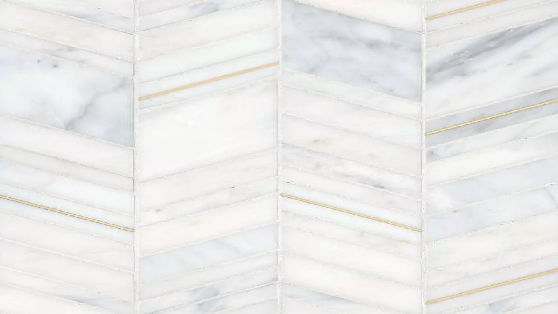 Ferrara Honed Chevron Marble Mosaic Tile In Bianco material