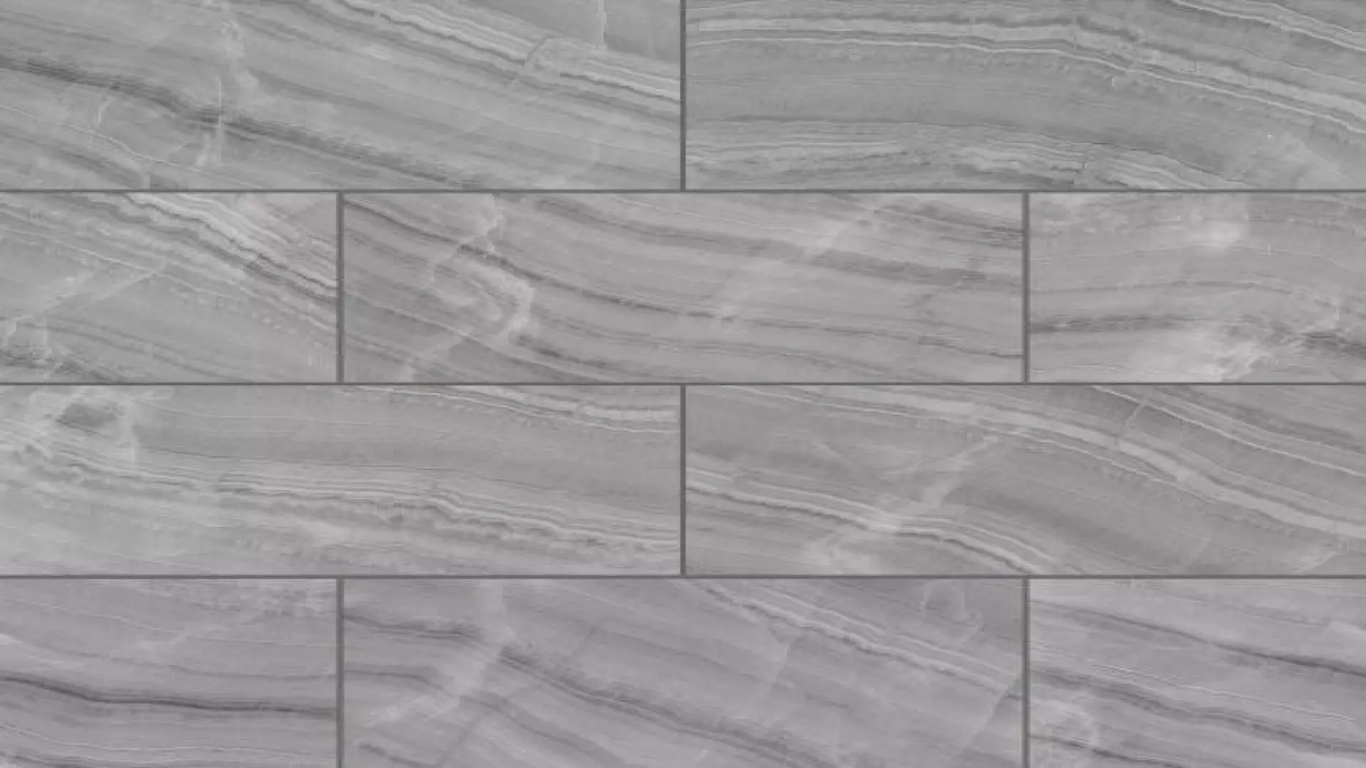 Gemma 12" X 24" Polished Porcelain Field Tile In Grey Onyx material