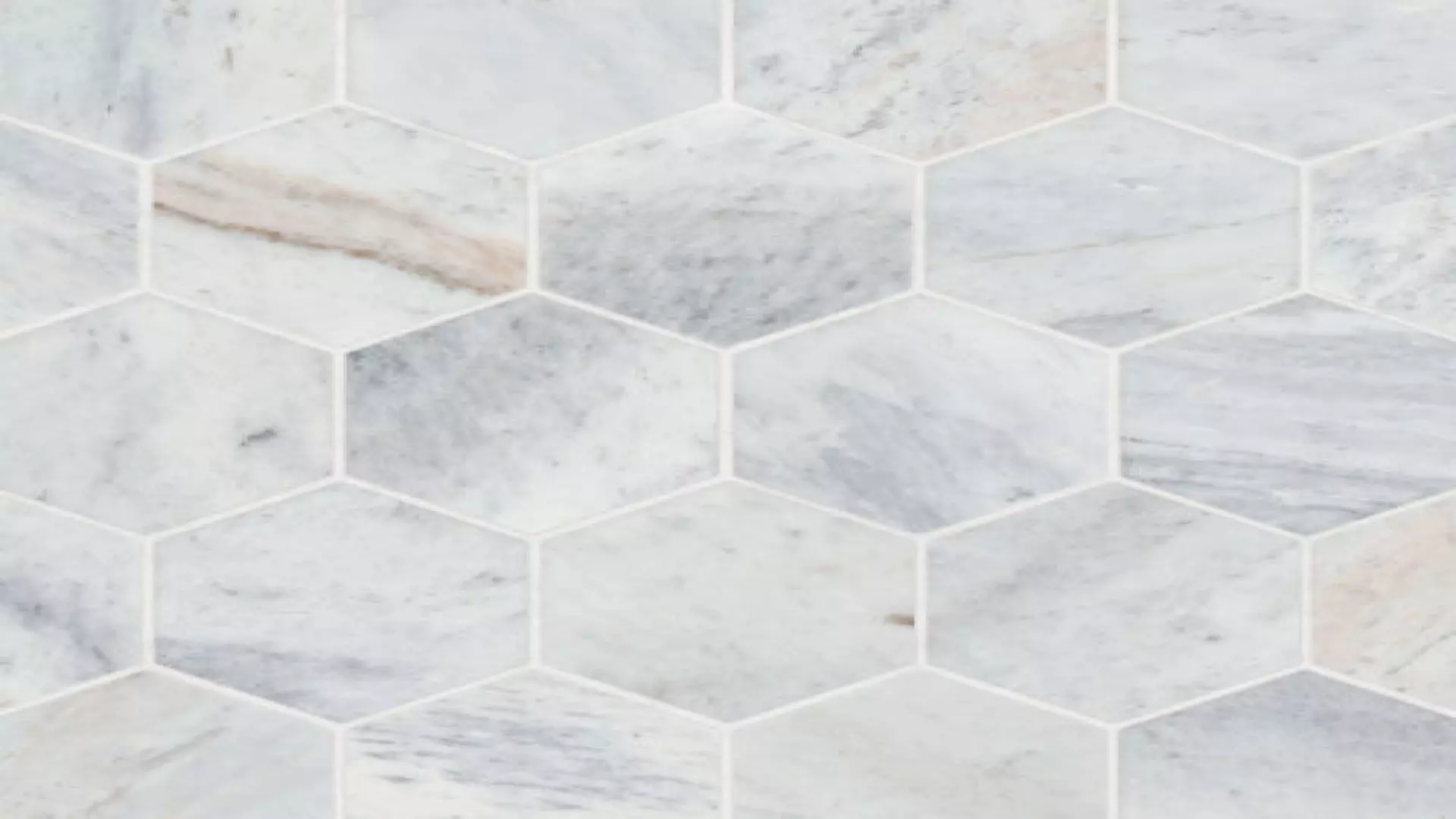 Glorious Blue 3" Honed Hexagon Marble Mosaic material