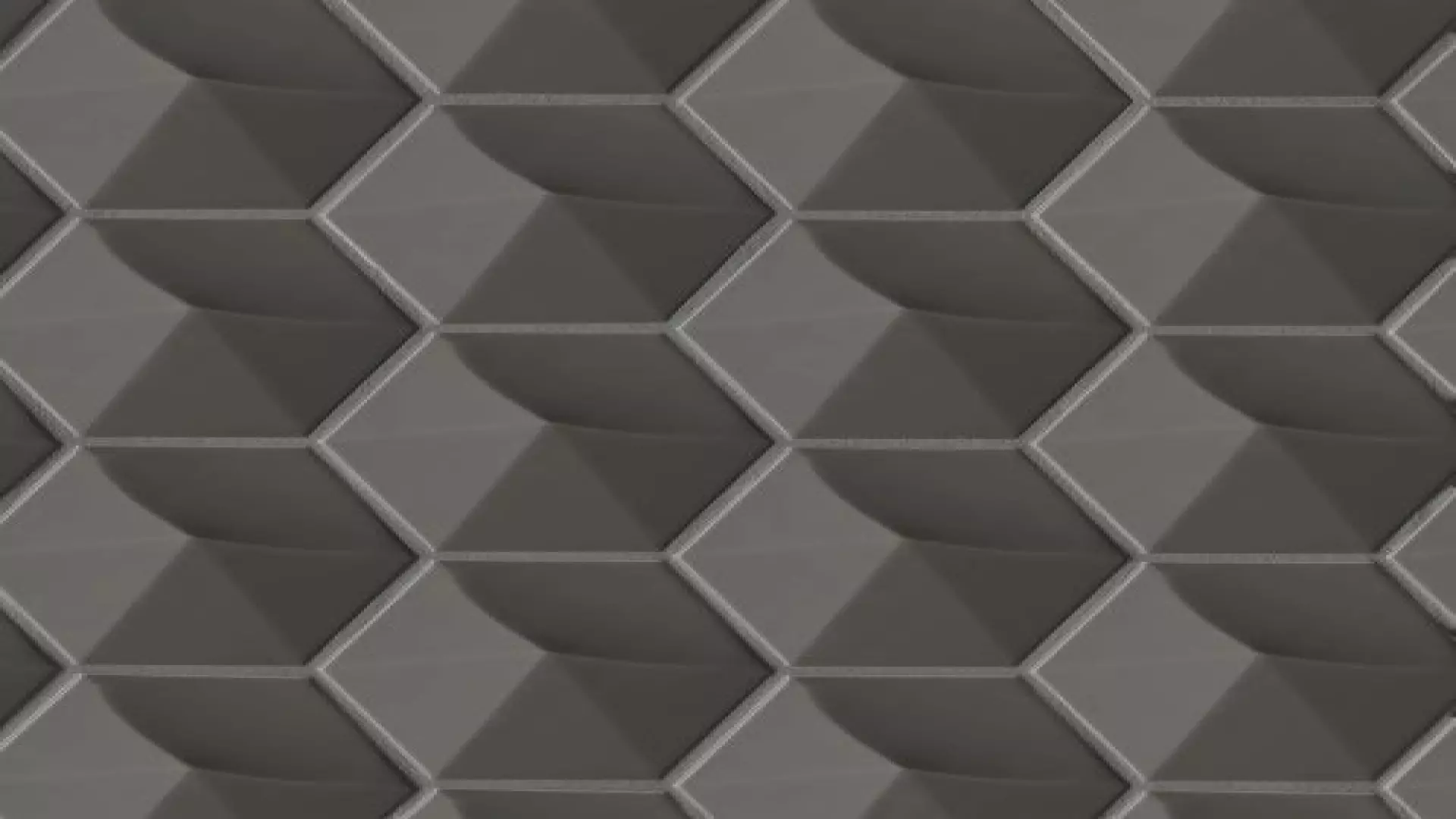 Hedron 4" X 5" Glossy Ceramic 3D Wall Tile In Storm material