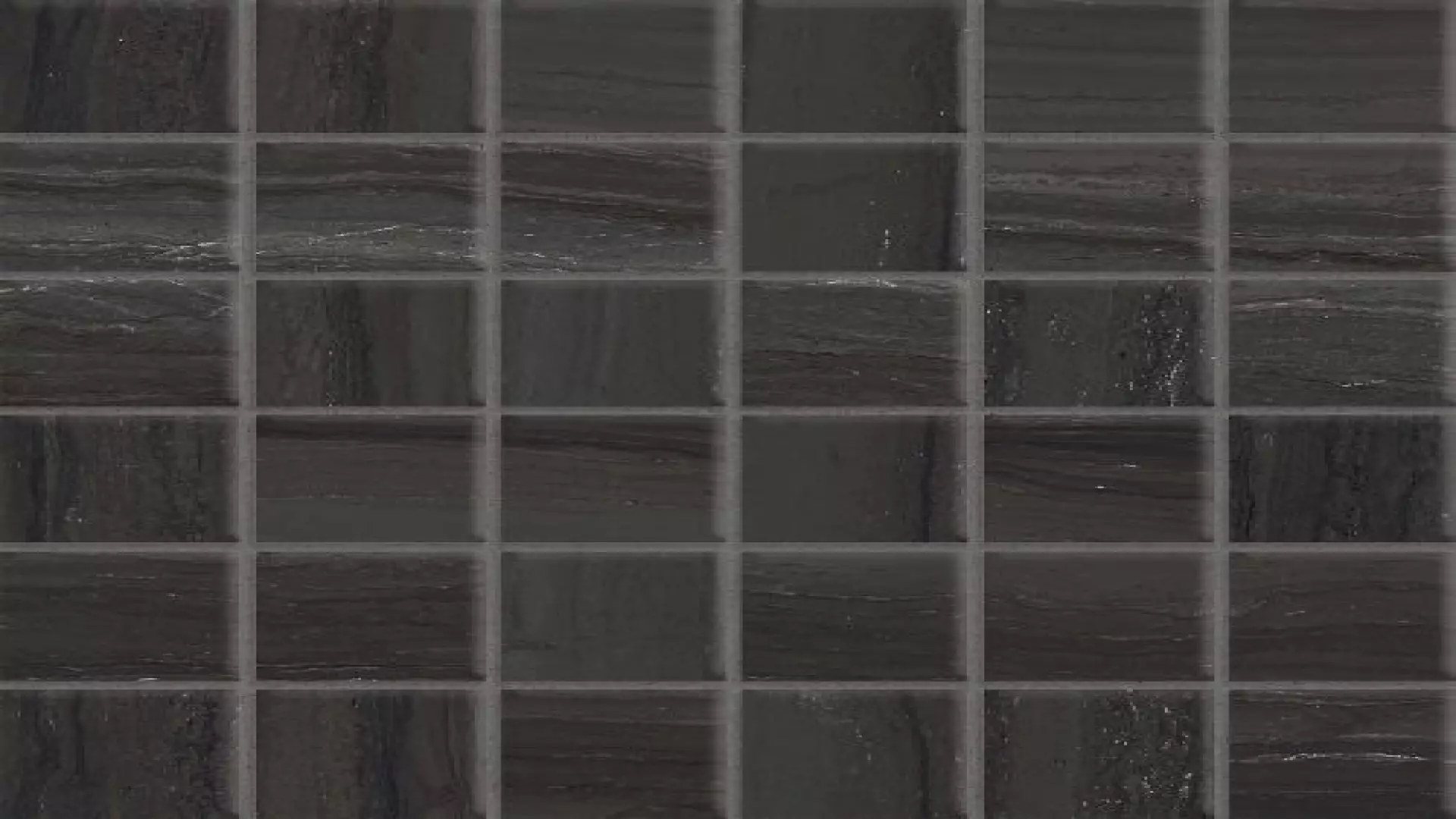 Highland 2" X 2" Floor & Wall Mosaic In Black material