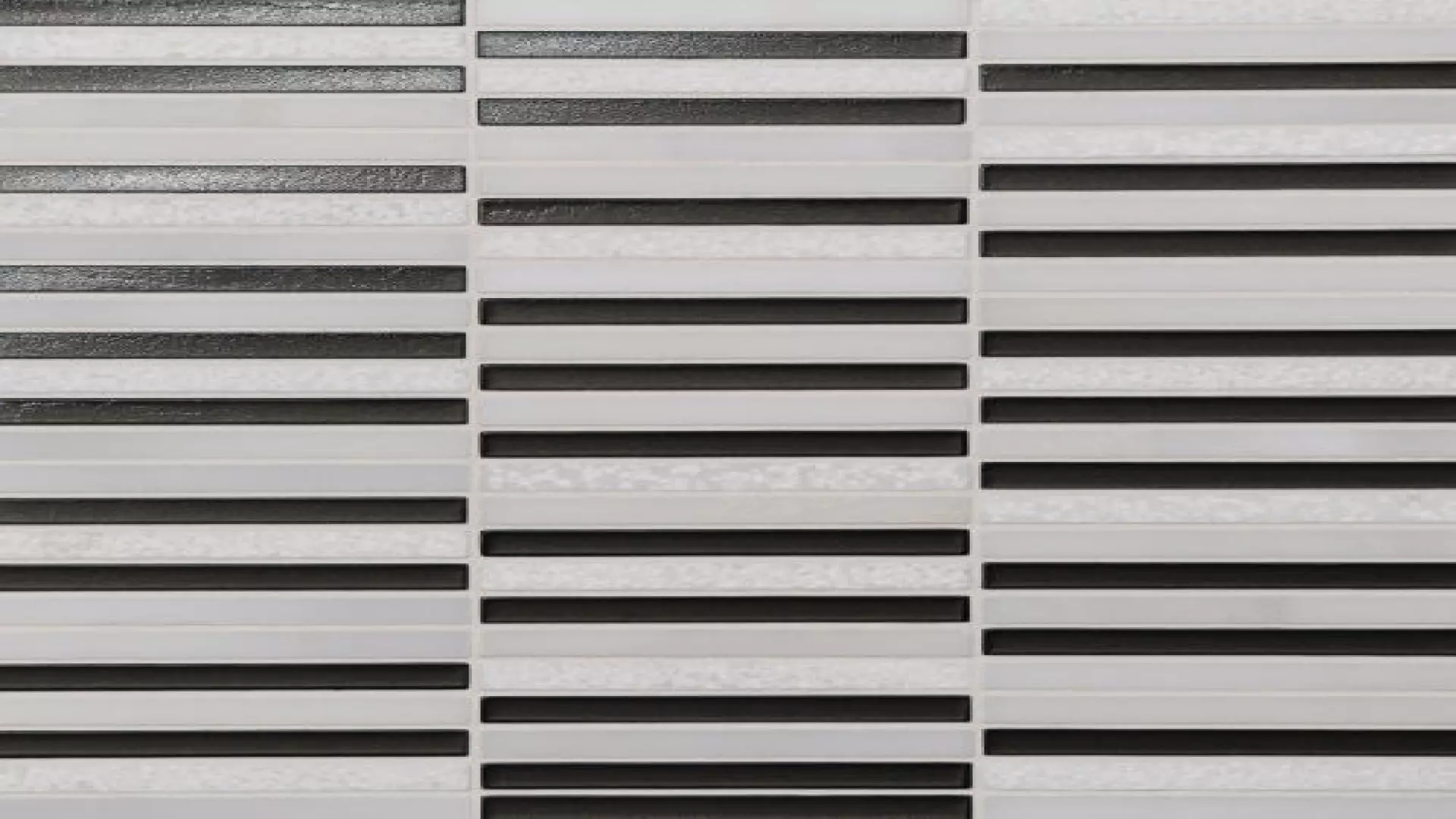 Kaikos 3/8" X 4" Stacked Glass And Stone Mosaic In Brown And Oriental White material