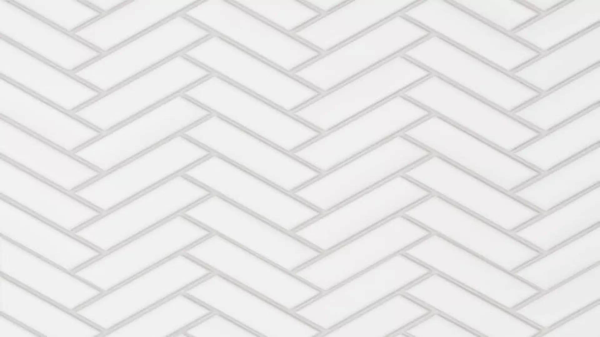 Le Cafe 1" X 3" Herringbone Matte Porcelain Mosaic Tile In White material