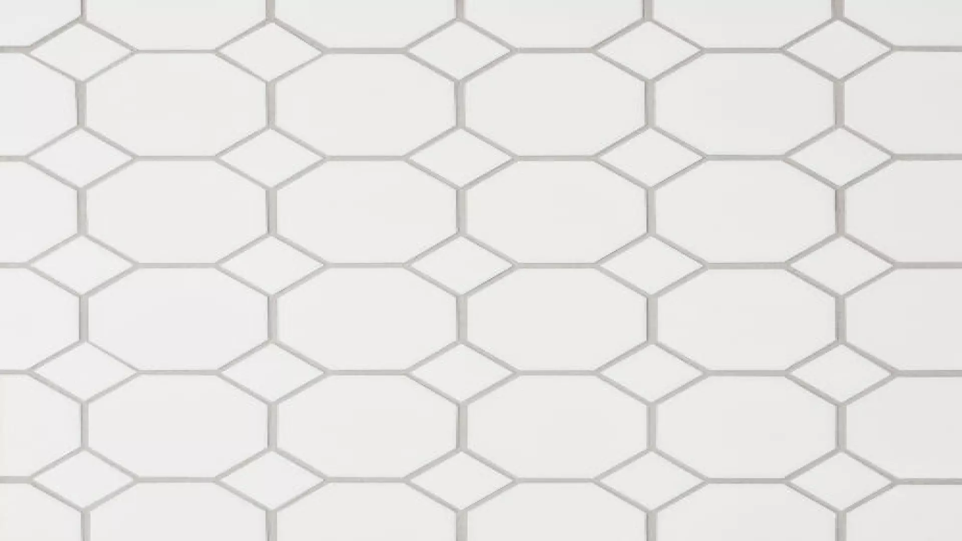 Le Cafe 2" X 2" Octagon Matte Porcelain Mosaic Tile In White material