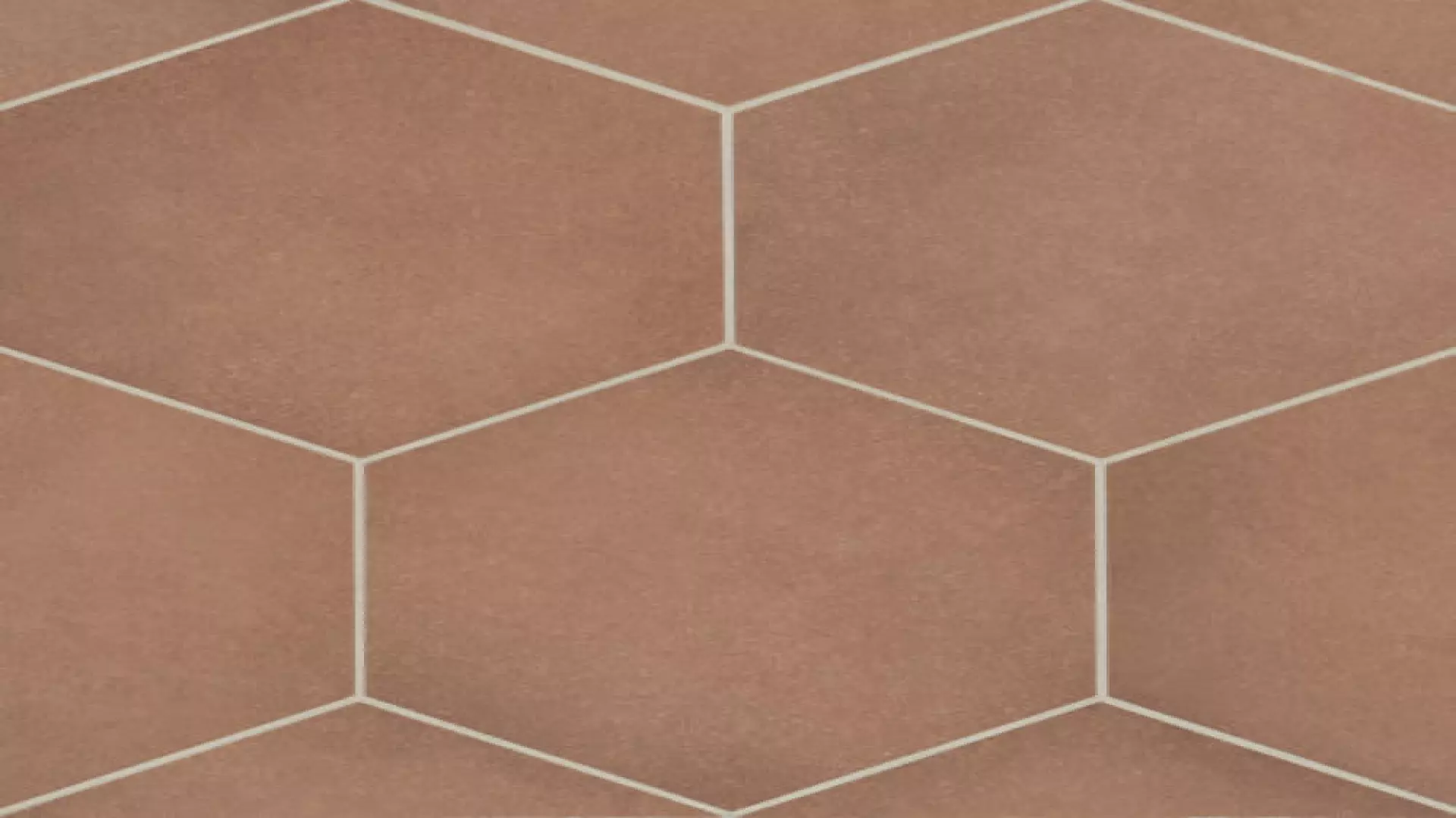Makoto 10" X 11.5" Hexagon Matte Porcelain Tile In Umi Terracotta material