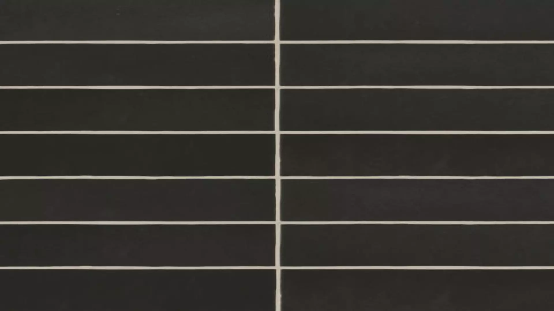 Makoto 2.5" X 10" Matte Ceramic Wall Tile In Kuroi Black material