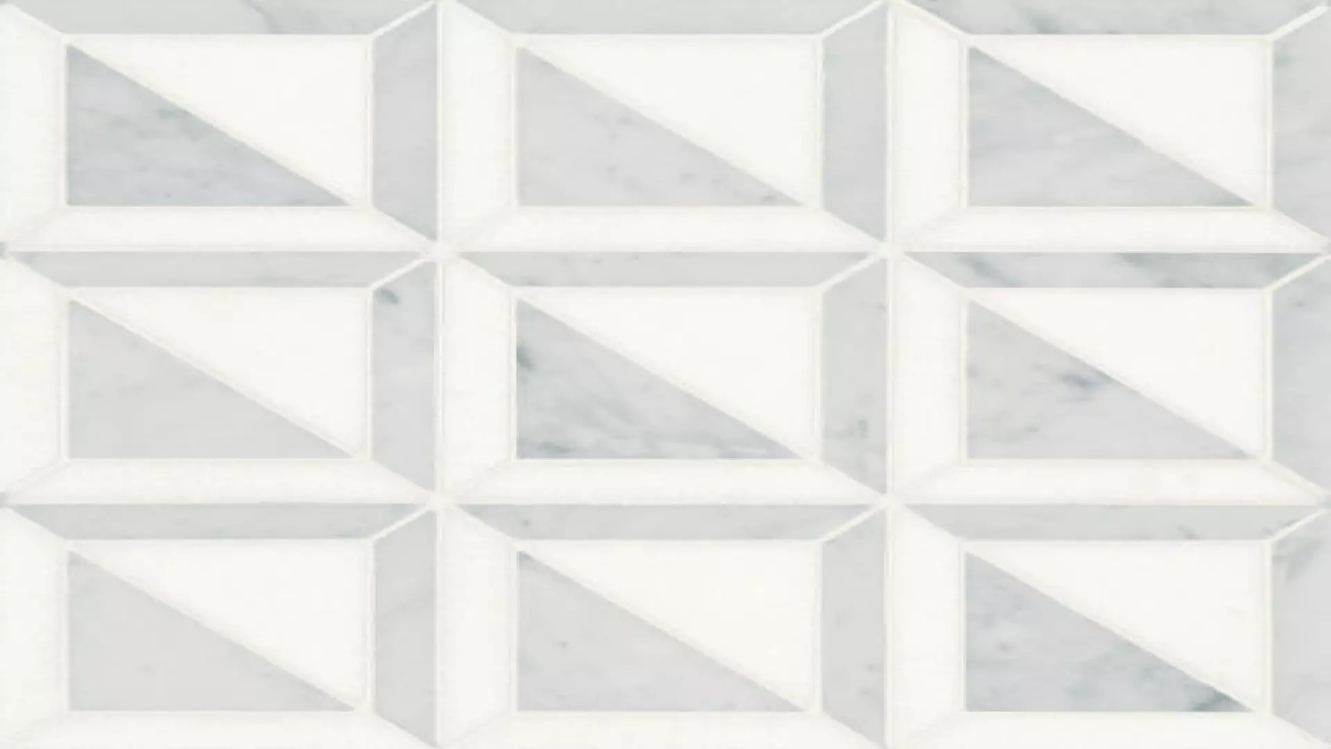 Matisse Mosaic 3 Marble Blend In White Carrara & Thassos material