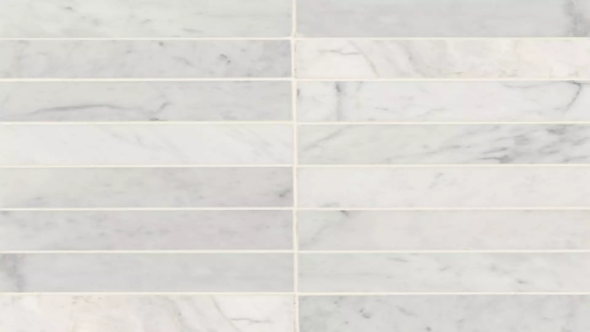 Monet 2" X 8" Honed Marble Decorative Tile In White Carrara material