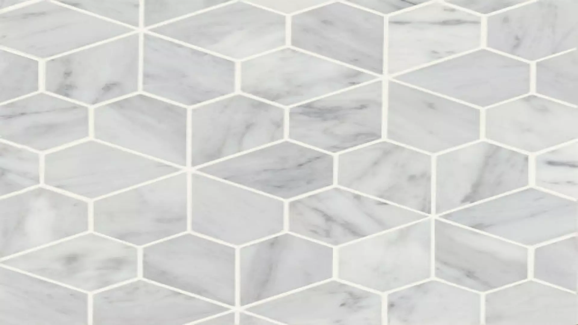 Monet Honed Marble Mosaic 9 Tile In White Carrara material