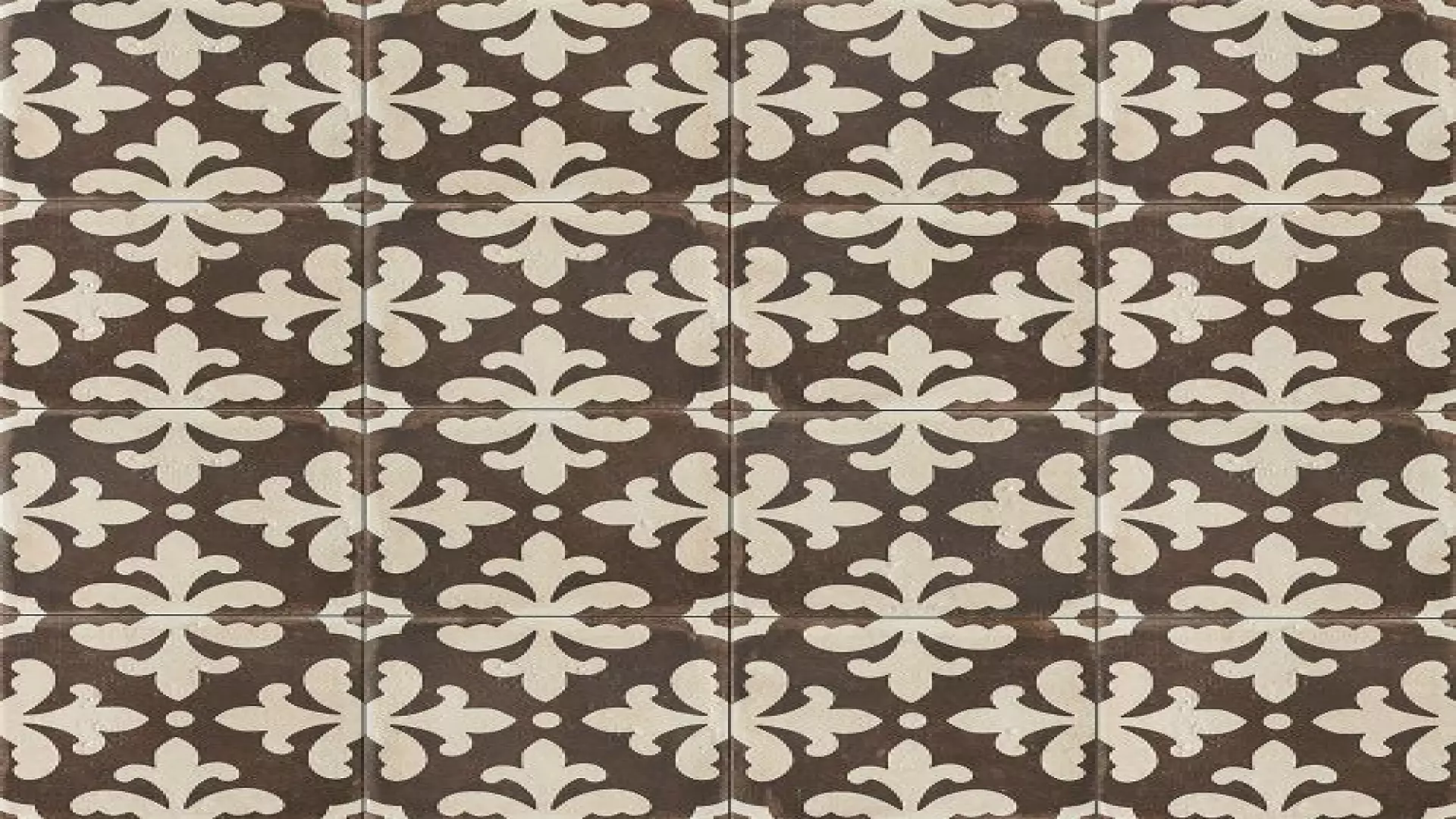 Palazzo 12" X 12" Decorative Tile In Antique Cotto Florentina material