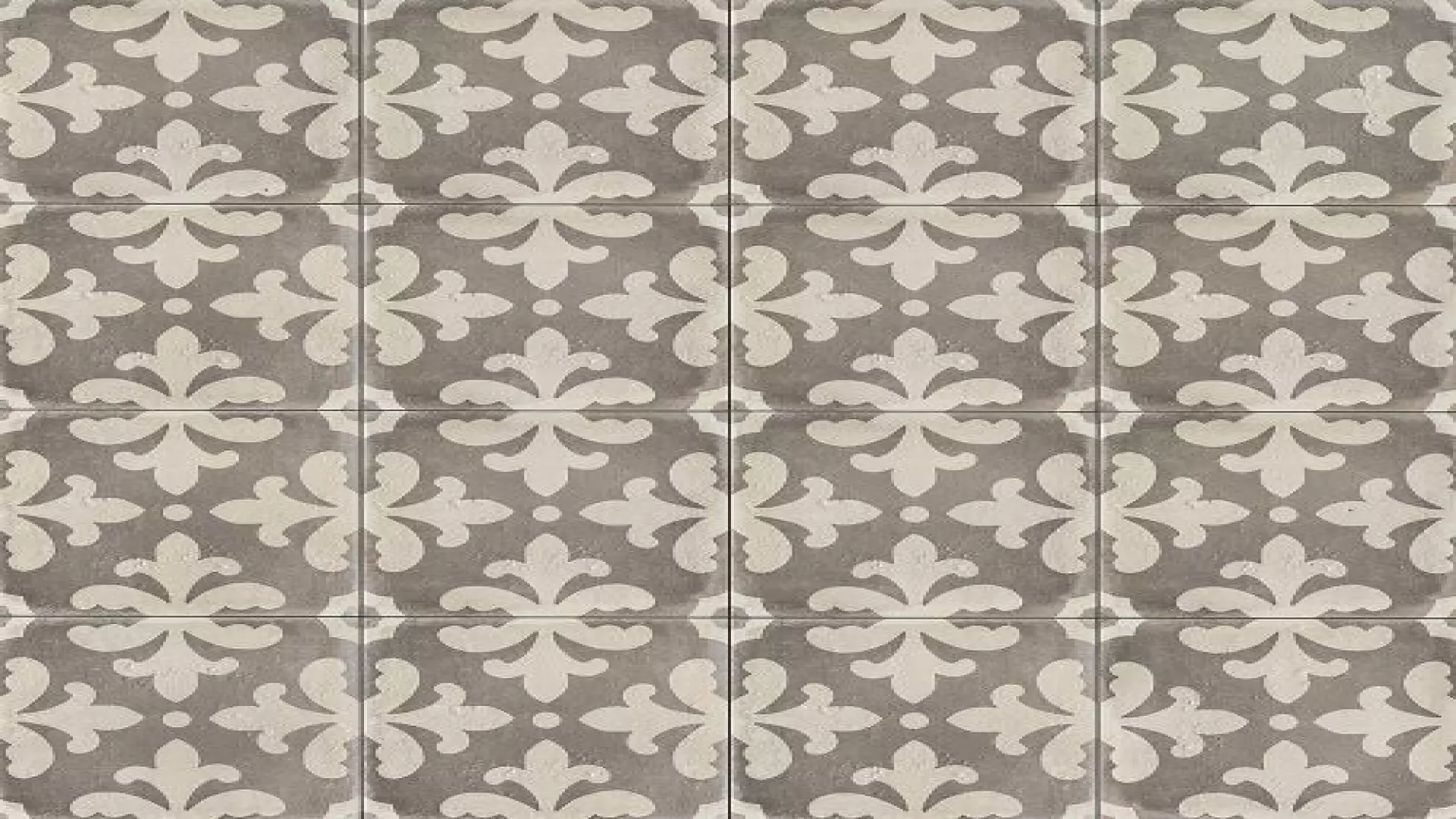 Palazzo 12" X 12" Decorative Tile In Vintage Grey Florentina material