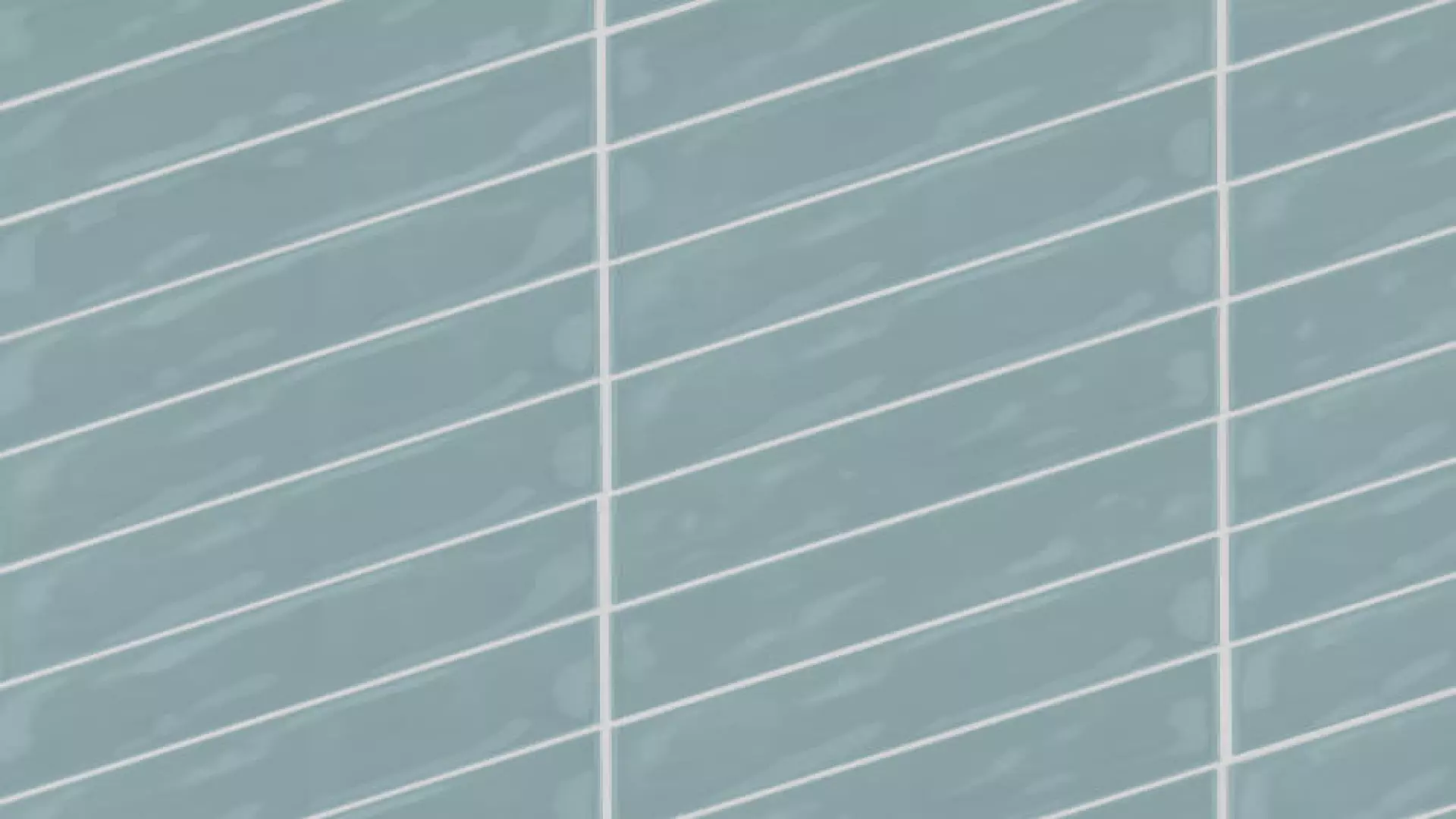 Sorrento 2.5" X 10" Left Chevron Glossy Ceramic Wall Tile In Celeste material