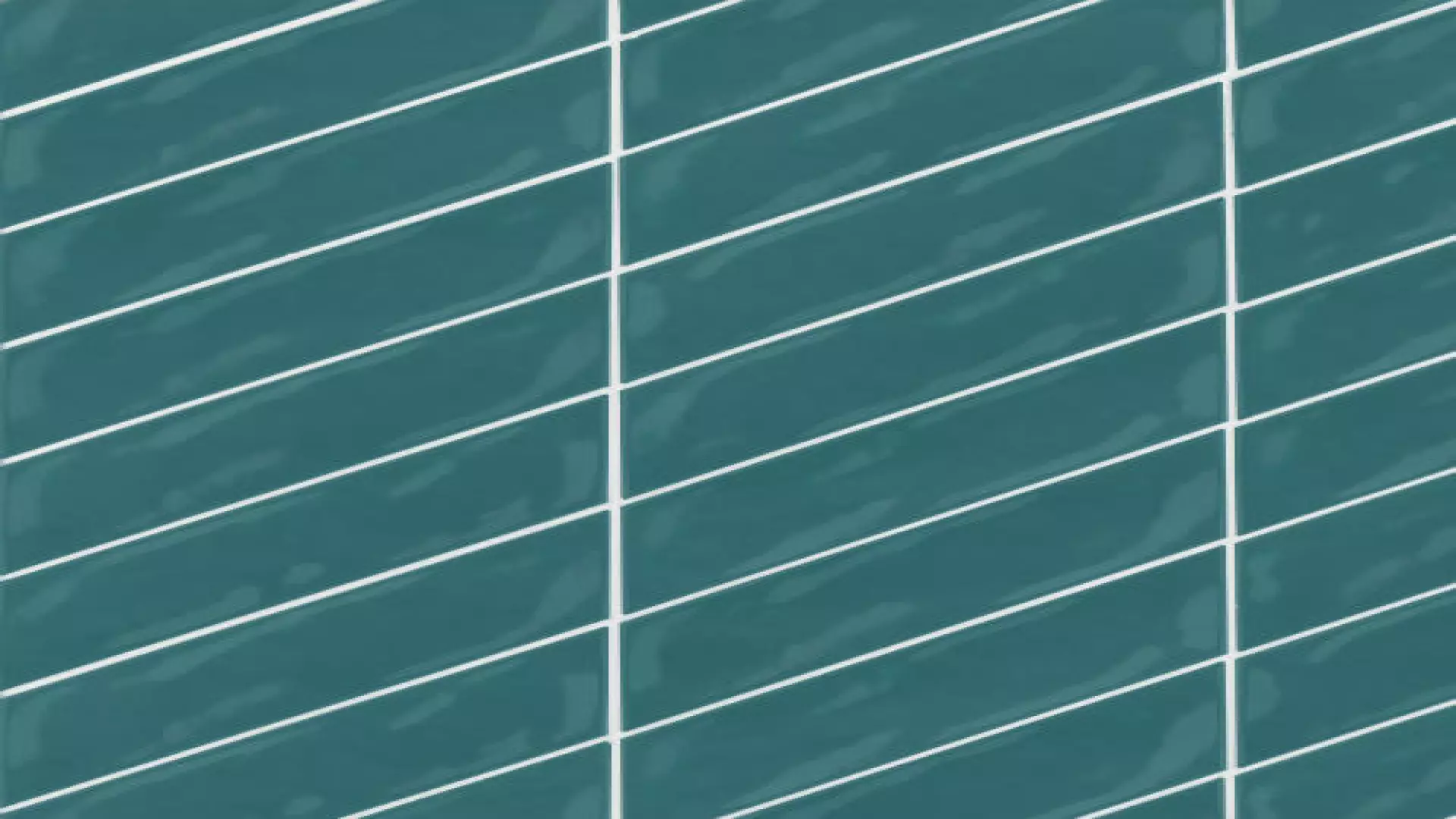 Sorrento 2.5" X 10" Left Chevron Glossy Ceramic Wall Tile In Turchese material